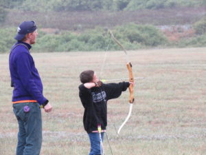 shooting a recurve bow